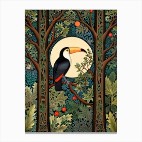 William Morris Toucan Canvas Print