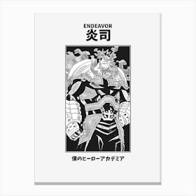 Boku no Hero Academia Endeavor Canvas Print
