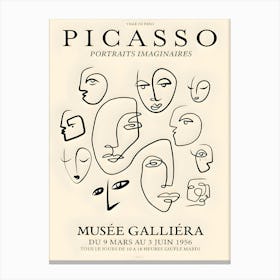 Picasso Portraits Canvas Print