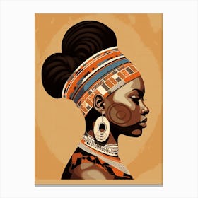 African Tales 4 Canvas Print