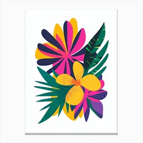 Tropical Flowers 4 Canvas Print