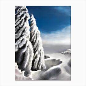 Winter Landscape Canvas Print