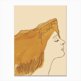 Woman'S Head 22 Canvas Print