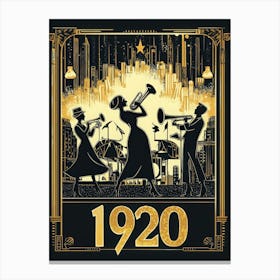 Aihrgdesign A Vintage Poster Celebrating The Start Of The Roa 3cf0dae7 12ed 4f8e Bc97 5d257e6c5bea 3 Canvas Print