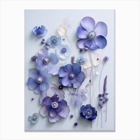 Purple Flowers Canvas Print