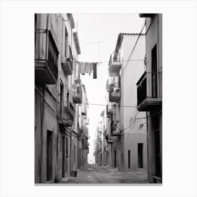 Gaeta, Italy, Black And White Photography 4 Canvas Print