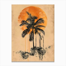 Palm Tree Canvas Print 7 Canvas Print