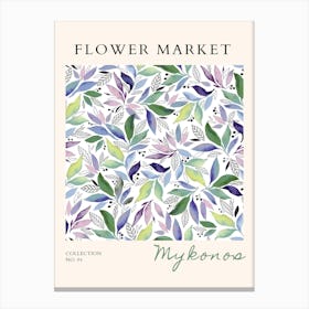 Flower Market 43 Canvas Print