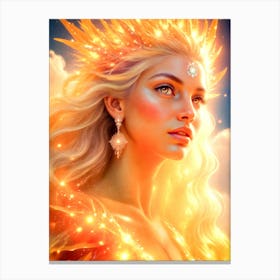 Sun Child Canvas Print