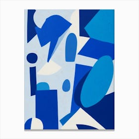 Abstract Blue Canvas Print