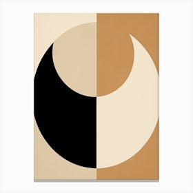 Beige Bauhaus Hallein Horizon Canvas Print