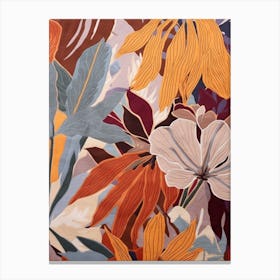 Fall Botanicals Iris 2 Canvas Print