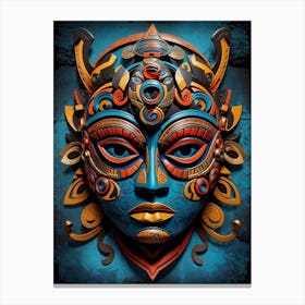 Mask Of The Gods 2 Canvas Print