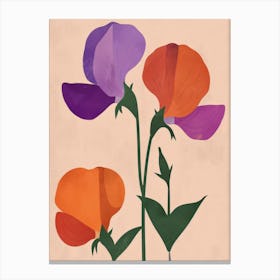 Sweet Peas 6 Canvas Print