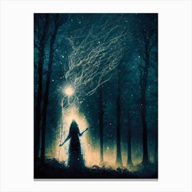 magical forest Canvas Print
