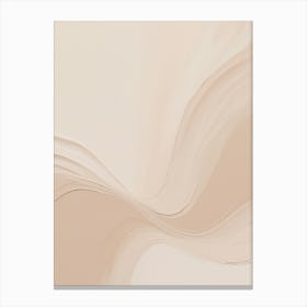 Beige Makeup Texture Canvas Print