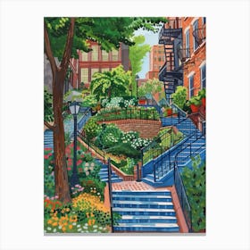 Postman S Park London Parks Garden 5 Painting Canvas Print