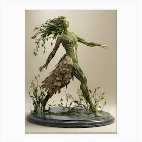 Tree Woman Canvas Print