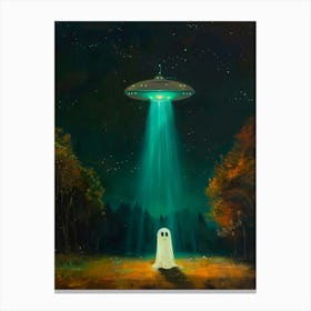 Ghost In The Woods Canvas Print