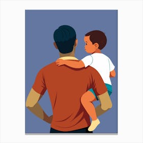 Father And Son Canvas Print