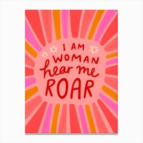 I am Woman Canvas Print