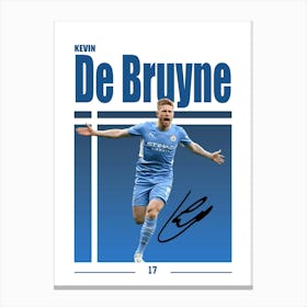 Kevin De Bruyne 1 Canvas Print