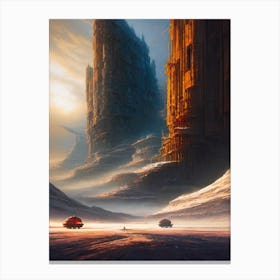 Futuristic City 30 Canvas Print