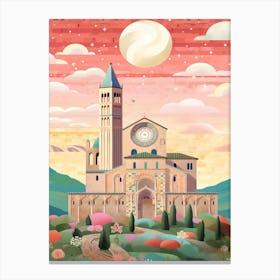 Basilica Of San Francesco D'Assisi, Spain Canvas Print