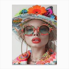 Colorful Hat Canvas Print