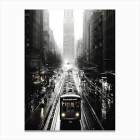 Rainy Day In New York City 2 Canvas Print