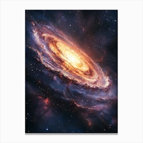 Galaxy In Space 3 Canvas Print