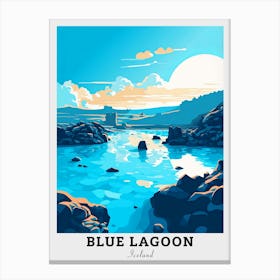 Blue Lagoon Travel Canvas Print