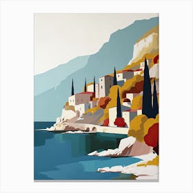 Naples Nirvana: Coastal Living in Campania, Italy Canvas Print