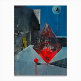 Red Diamond 1 Canvas Print