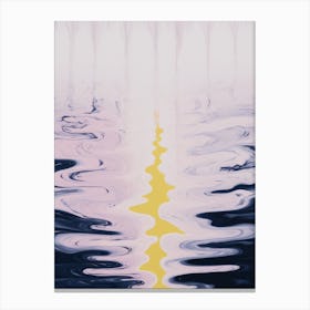 'Reflected on Water' Abstract Art Canvas Print