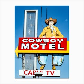 The Old Cowboy Motel In Amarillo, Texas Canvas Print
