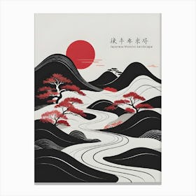 Japanese Landscape 4 Canvas Print