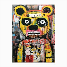 Depressed bear Canvas Print