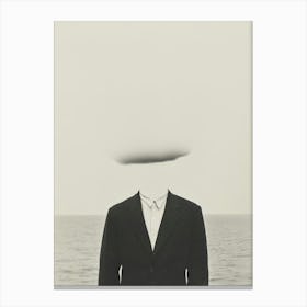 'The Head' Surreal Portrait Canvas Print