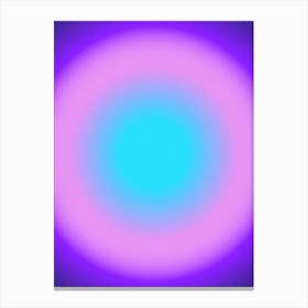 Blue, Pink, Purple Gradient 1 Canvas Print