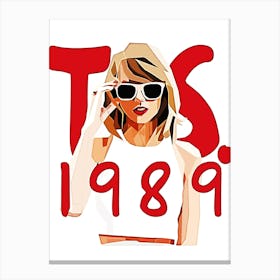 Taylor Swift 1989 3 Canvas Print