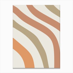 Abstract Stripes Canvas Print