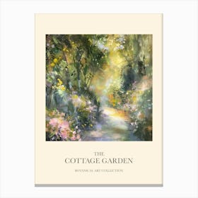 Cottage Garden Poster Wild Garden 5 Canvas Print