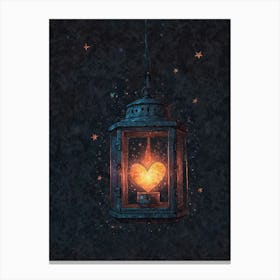 Lantern Of Love Canvas Print