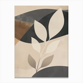 Tones Of Serenity Minimalist Style Canvas Print