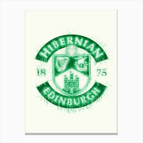 Hibernian Fc League Scotland Canvas Print