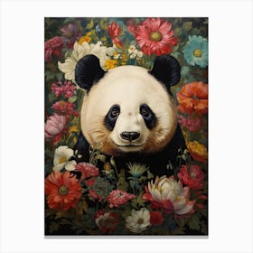 Panda Art In Symbolism Style 1 Canvas Print