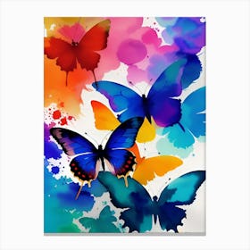 Colorful Butterflies 186 Canvas Print