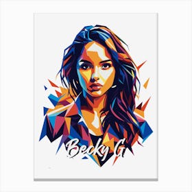 Becky G 01 Canvas Print