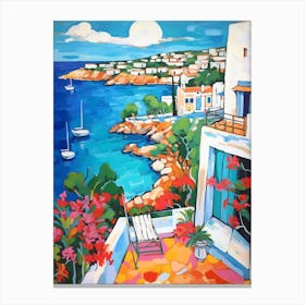 Ibiza Spain 1 Fauvist Painting Canvas Print